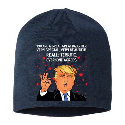 Donald Trump Your A Great Daughter Sustainable Beanie