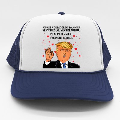 Donald Trump Your A Great Daughter Trucker Hat