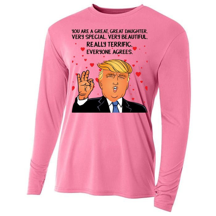 Donald Trump Your A Great Daughter Cooling Performance Long Sleeve Crew