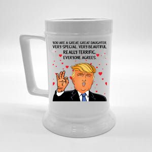 Donald Trump Your A Great Daughter Beer Stein