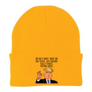 Donald Trump Your A Great Son Knit Cap Winter Beanie