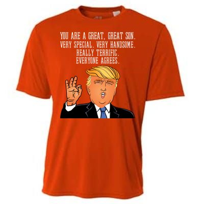 Donald Trump Your A Great Son Cooling Performance Crew T-Shirt