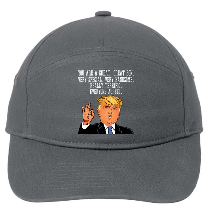 Donald Trump Your A Great Son 7-Panel Snapback Hat