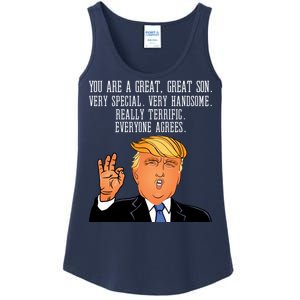 Donald Trump Your A Great Son Ladies Essential Tank