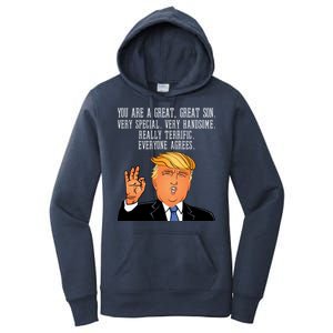 Donald Trump Your A Great Son Women's Pullover Hoodie