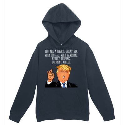 Donald Trump Your A Great Son Urban Pullover Hoodie