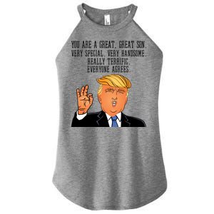 Donald Trump Your A Great Son Women's Perfect Tri Rocker Tank