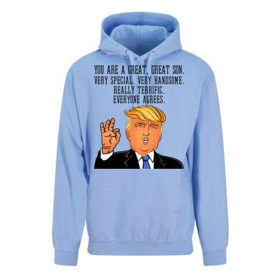 Donald Trump Your A Great Son Unisex Surf Hoodie