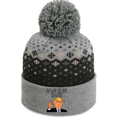 Donald Trump Your A Great Teacher The Baniff Cuffed Pom Beanie