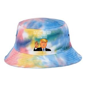 Donald Trump Your A Great Teacher Tie Dye Newport Bucket Hat