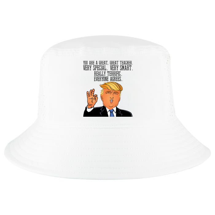 Donald Trump Your A Great Teacher Cool Comfort Performance Bucket Hat