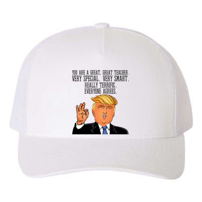 Donald Trump Your A Great Teacher Yupoong Adult 5-Panel Trucker Hat