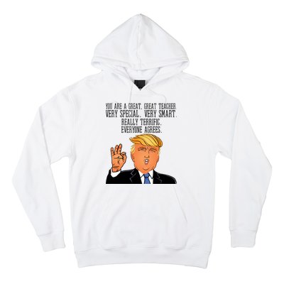 Donald Trump Your A Great Teacher Hoodie