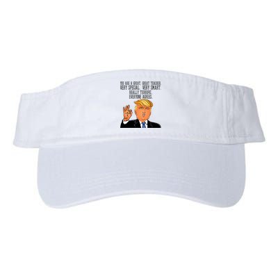 Donald Trump Your A Great Teacher Valucap Bio-Washed Visor