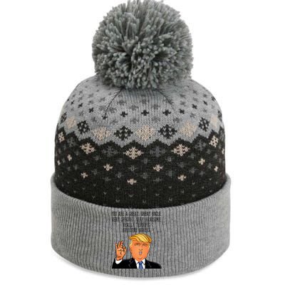 Donald Trump Your A Great Uncle The Baniff Cuffed Pom Beanie