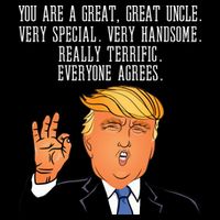 Donald Trump Your A Great Uncle 7-Panel Snapback Hat