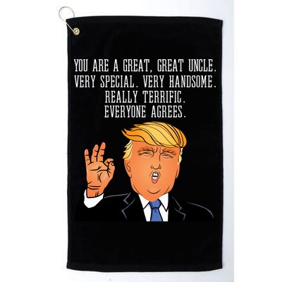 Donald Trump Your A Great Uncle Golf Towel