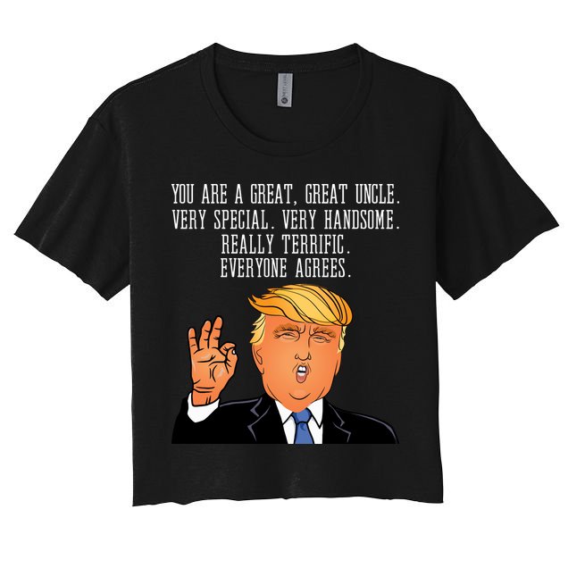 Donald Trump Your A Great Uncle Crop Top