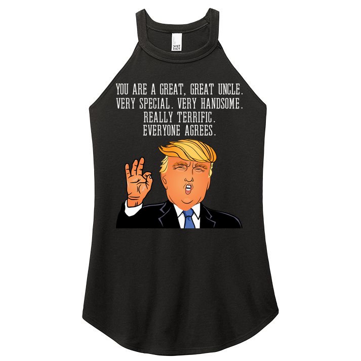 Donald Trump Your A Great Uncle Women's Perfect Tri Rocker Tank
