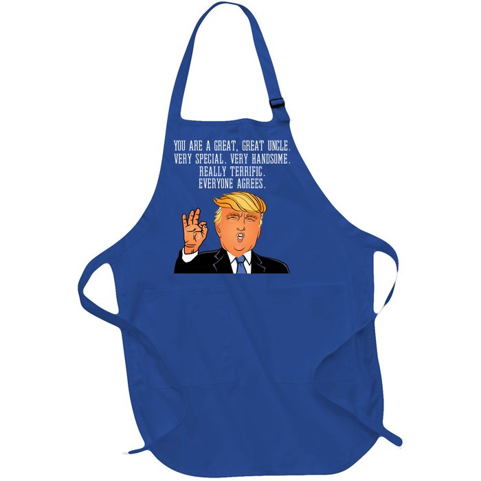 Donald Trump Your A Great Uncle Full-Length Apron With Pockets