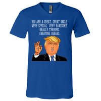 Donald Trump Your A Great Uncle V-Neck T-Shirt