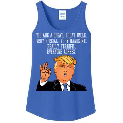 Donald Trump Your A Great Uncle Ladies Essential Tank