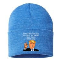 Donald Trump Your A Great Uncle Sustainable Knit Beanie