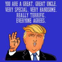 Donald Trump Your A Great Uncle Women's V-Neck T-Shirt
