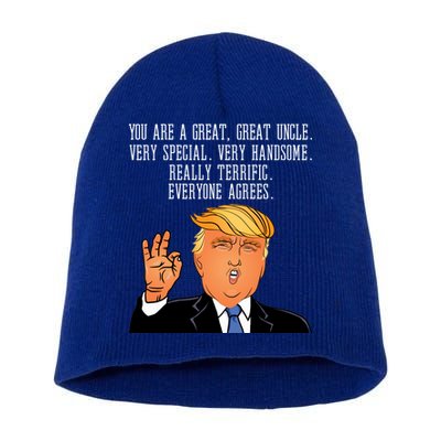 Donald Trump Your A Great Uncle Short Acrylic Beanie