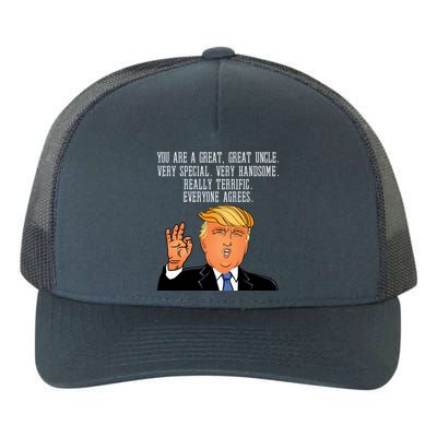 Donald Trump Your A Great Uncle Yupoong Adult 5-Panel Trucker Hat