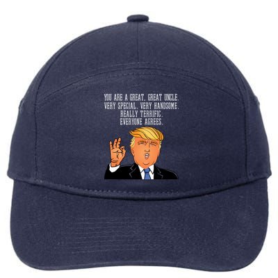 Donald Trump Your A Great Uncle 7-Panel Snapback Hat