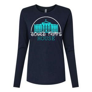 Donald Trump's White House Womens Cotton Relaxed Long Sleeve T-Shirt