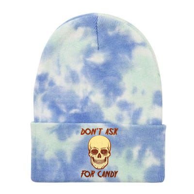 Don't Ask For Candy  Tie Dye 12in Knit Beanie