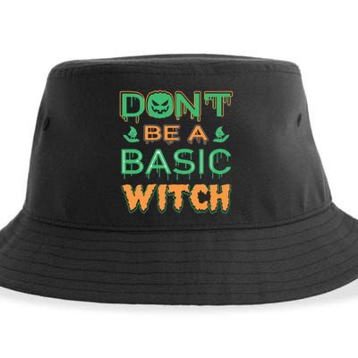 Don't Be A Basic Witch Sustainable Bucket Hat