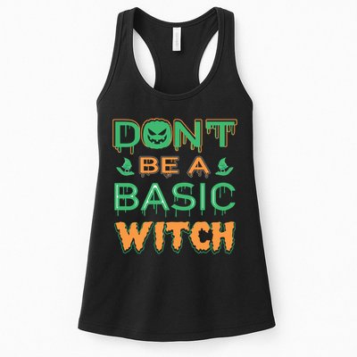 Don't Be A Basic Witch Womens Tank Top