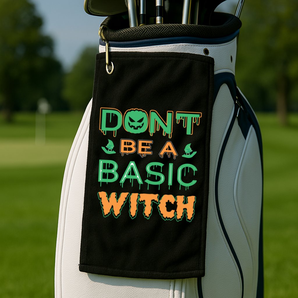 Don't Be A Basic Witch Golf Towel