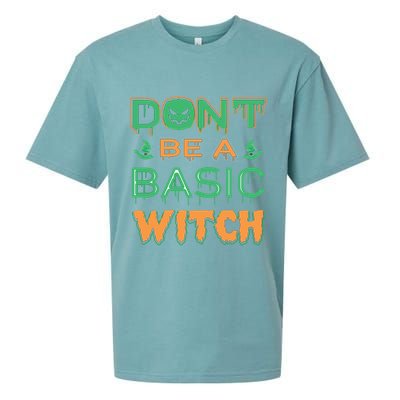 Don't Be A Basic Witch Sueded Cloud Jersey T-Shirt