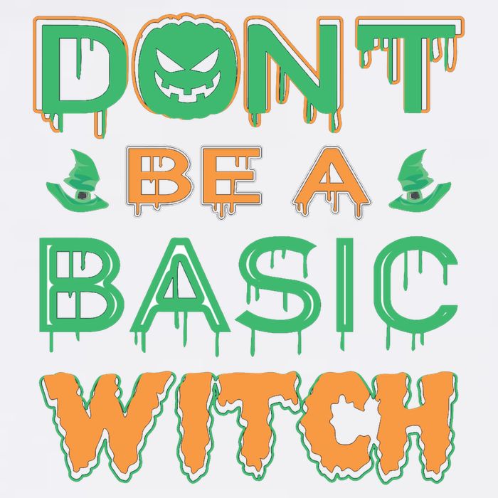 Don't Be A Basic Witch Garment-Dyed Sweatshirt