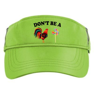 Don't Be A Chicken Lollipop Adult Drive Performance Visor