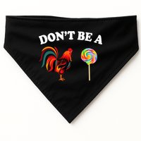 Don't Be A Chicken Lollipop USA-Made Doggie Bandana