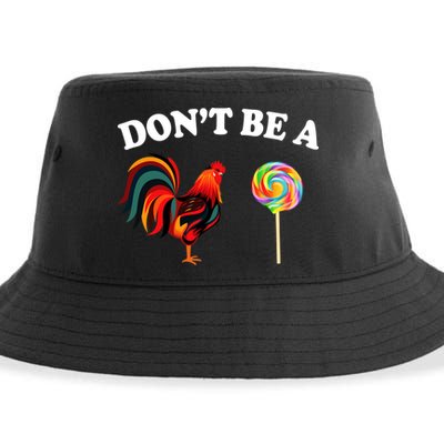 Don't Be A Chicken Lollipop Sustainable Bucket Hat