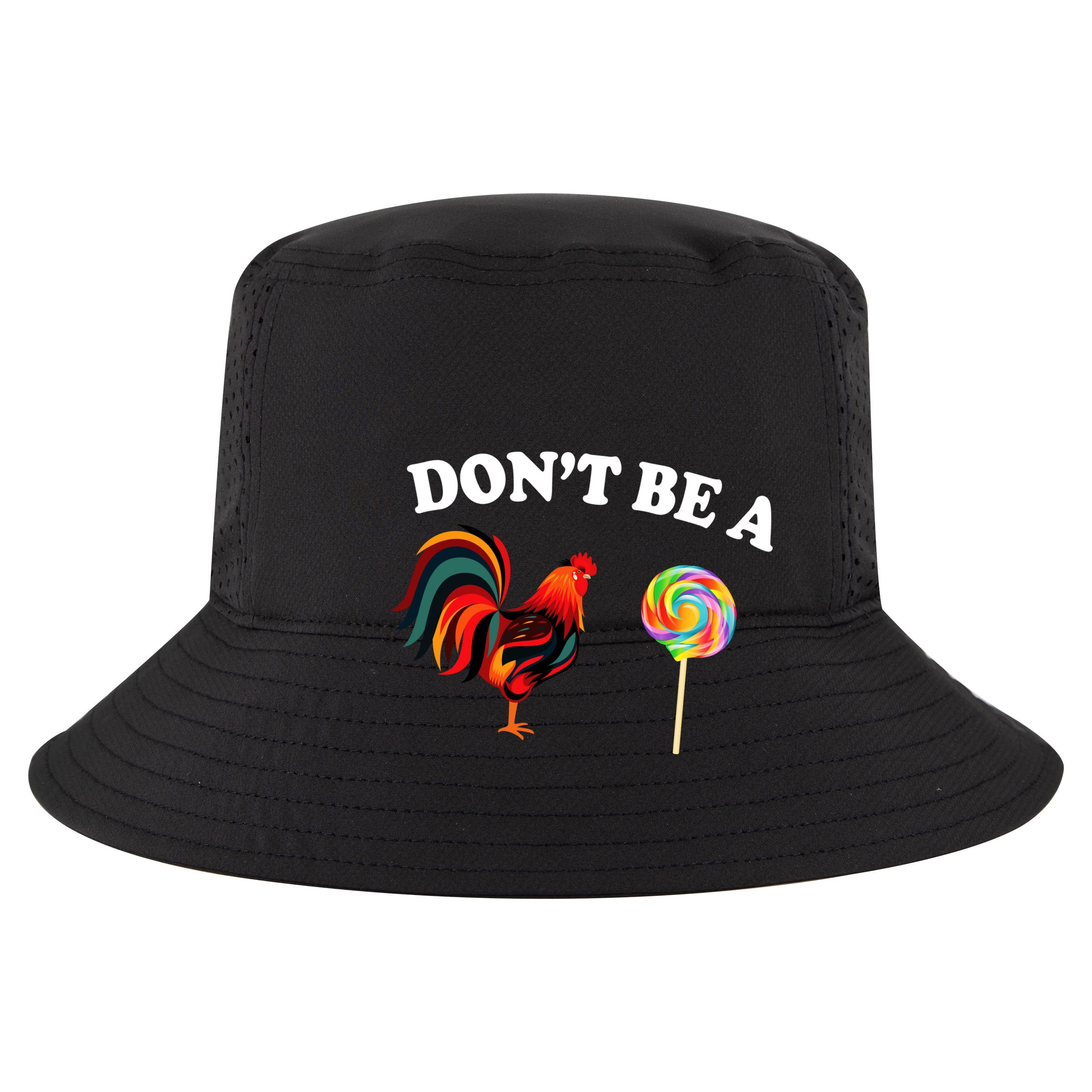 Don't Be A Chicken Lollipop Cropped Pullover Crew