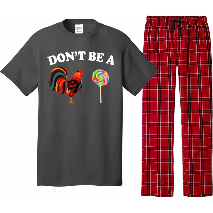 Don't Be A Chicken Lollipop Pajama Set