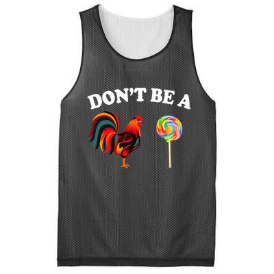 Don't Be A Chicken Lollipop Mesh Reversible Basketball Jersey Tank