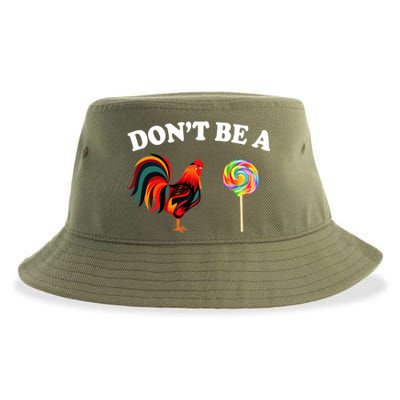 Don't Be A Chicken Lollipop Sustainable Bucket Hat