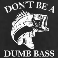 Don't Be A Dumb Bass Adult Drive Performance Visor