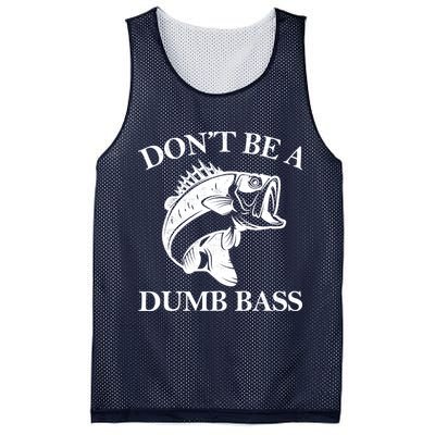 Don't Be A Dumb Bass Mesh Reversible Basketball Jersey Tank