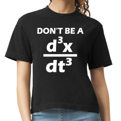 Don't Be A Jerk Mathematics Equation Comfort Colors Boxy T-Shirt