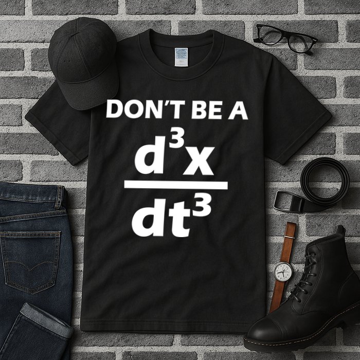 Don't Be A Jerk Mathematics Equation Tall T-Shirt