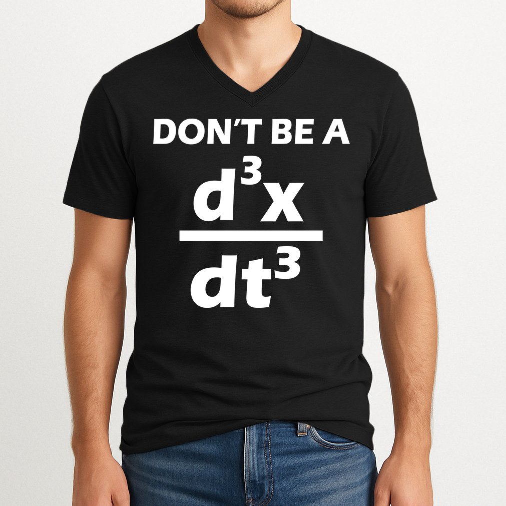 Don't Be A Jerk Mathematics Equation V-Neck T-Shirt
